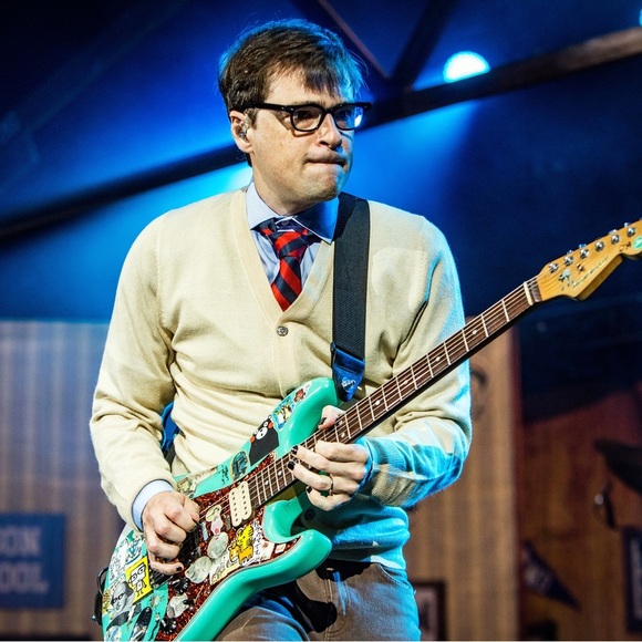 Vintage 1980s Jantzen Yellow Polyester Button Up Knit Cardigan Sweater - Picture 4 of 5